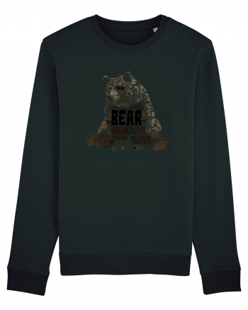 Bear WordArt Black