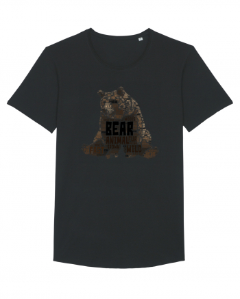 Bear WordArt Black