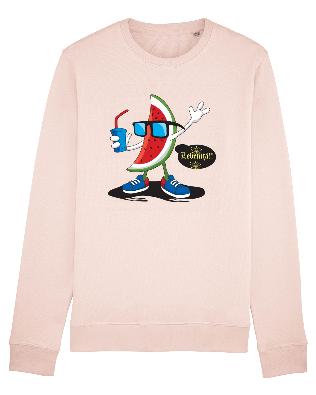 Bluză mânecă lungă Unisex Rise Candy Pink