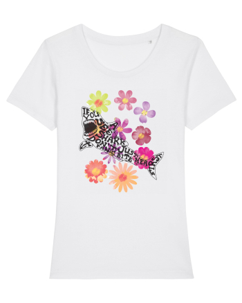shark-flower White