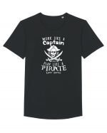 CAPTAIN PIRATE Tricou mânecă scurtă guler larg Bărbat Skater