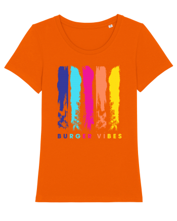 Burger Vibes Bright Orange