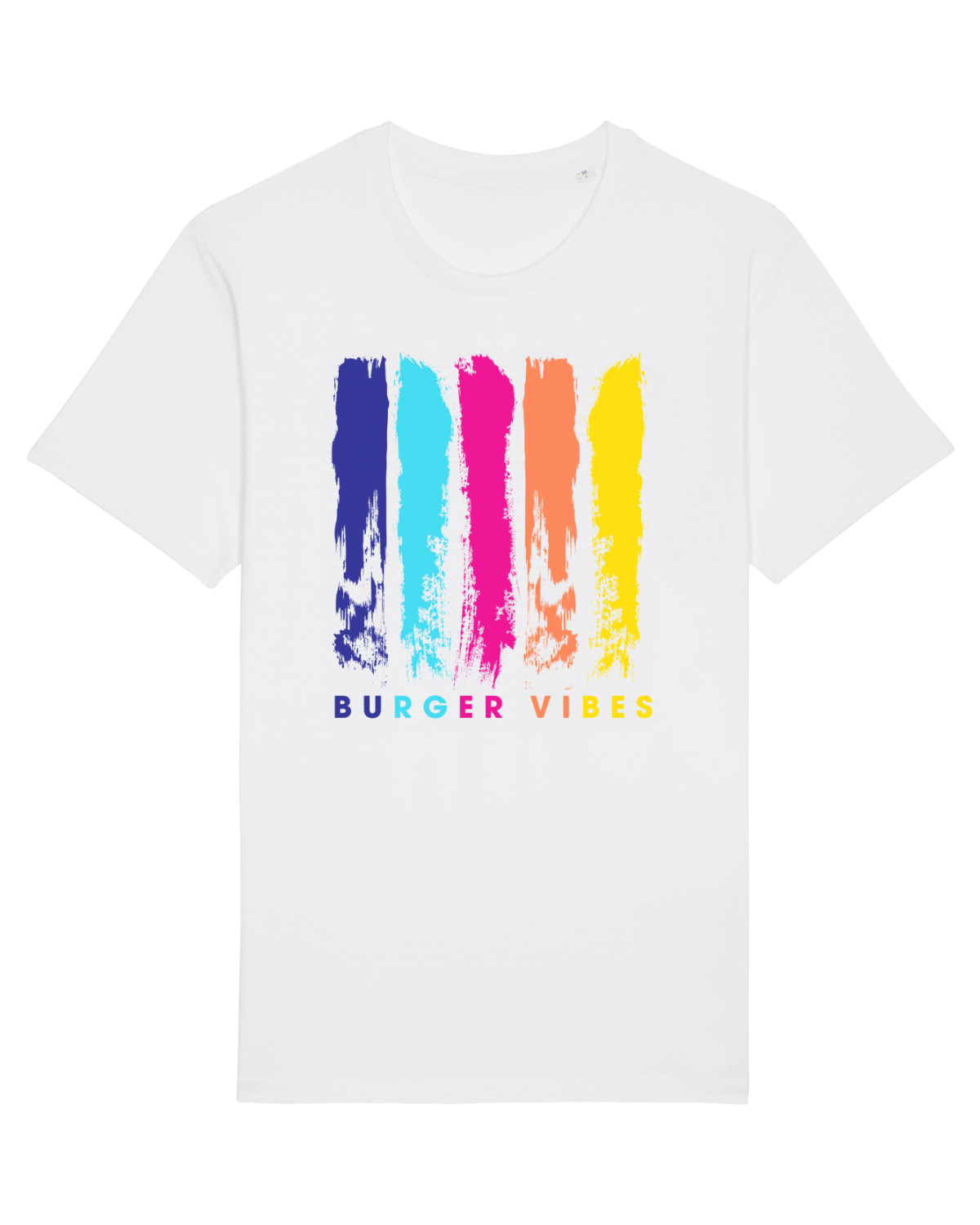 Tricou mânecă scurtă Unisex Rocker White