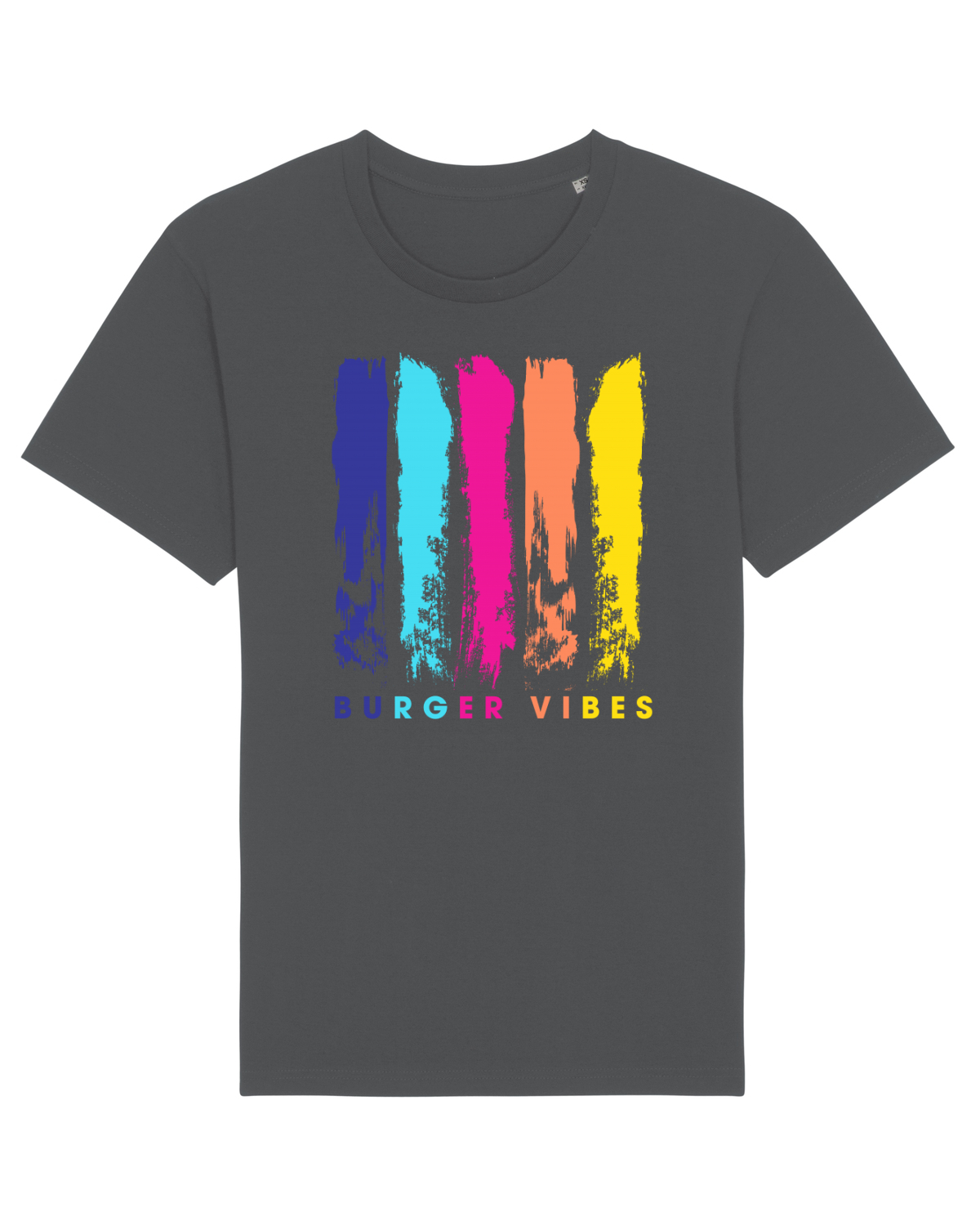 Tricou mânecă scurtă Unisex Rocker Anthracite