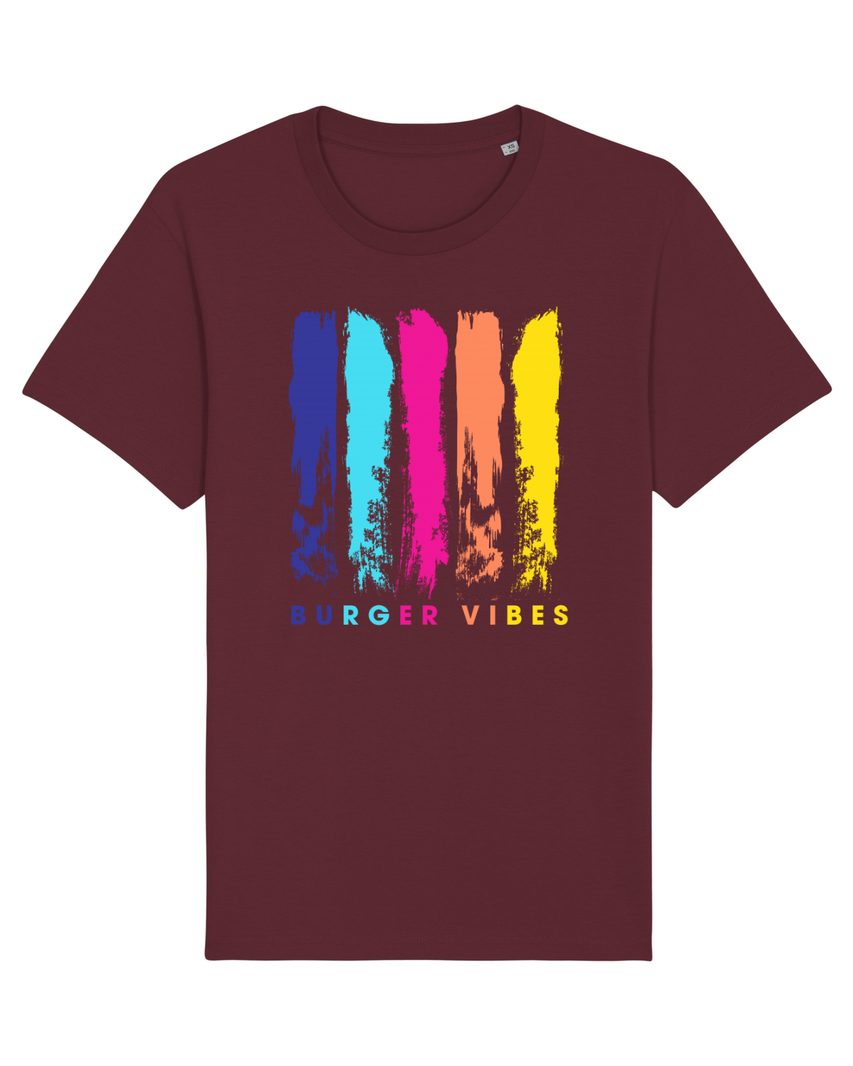 Tricou mânecă scurtă Unisex Rocker Burgundy