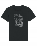 I am the light of the world. Tricou mânecă scurtă Unisex Rocker