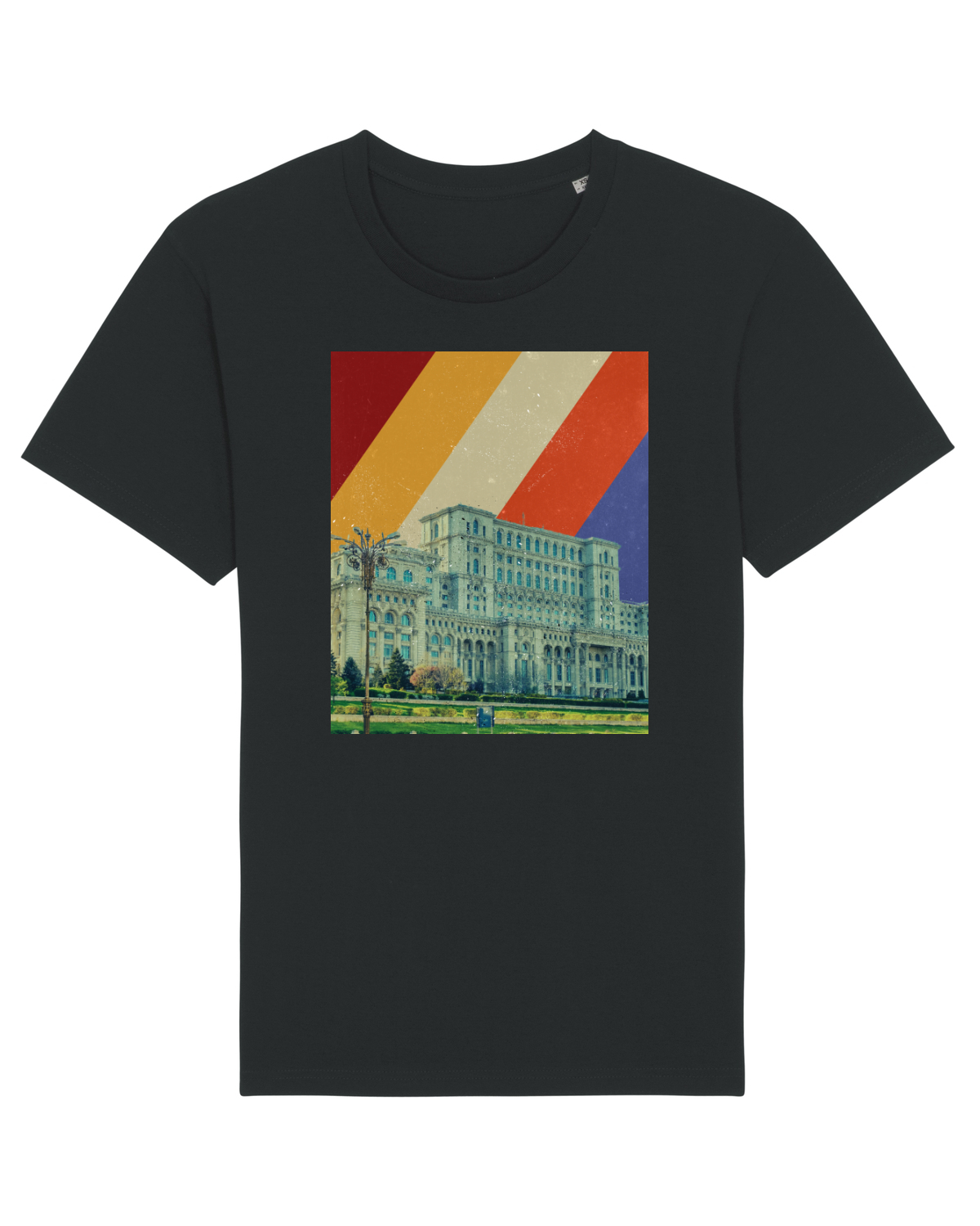 Tricou mânecă scurtă Unisex Rocker Black