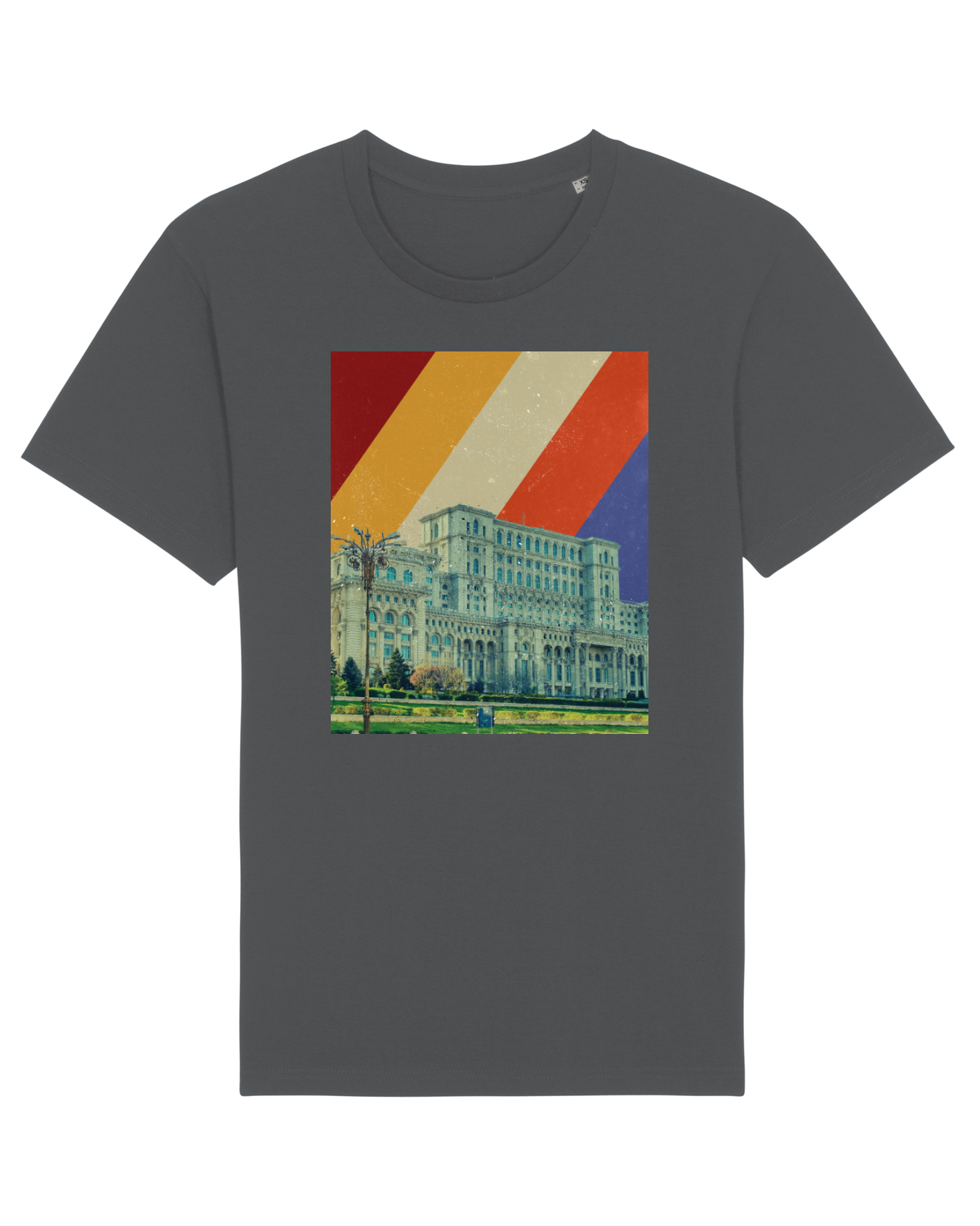 Tricou mânecă scurtă Unisex Rocker Anthracite