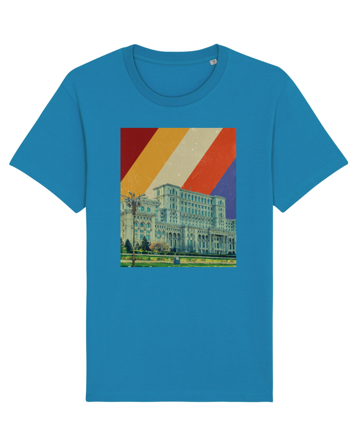Tricou mânecă scurtă Unisex Rocker Azur