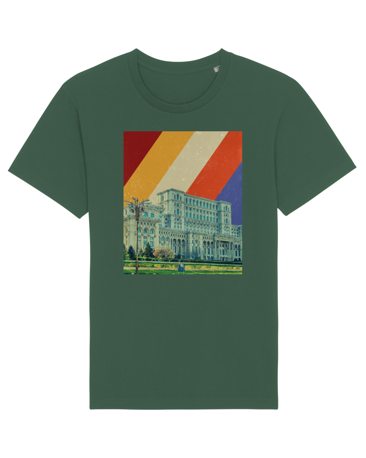 Tricou mânecă scurtă Unisex Rocker Bottle Green