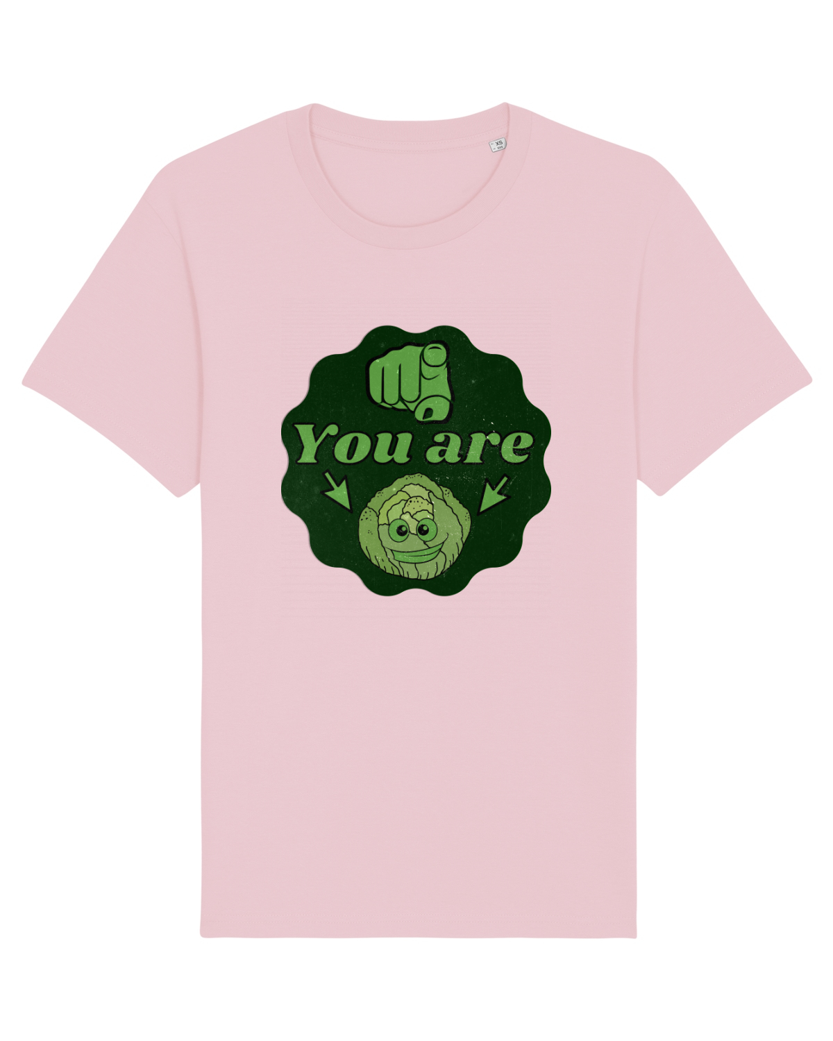 Tricou mânecă scurtă Unisex Rocker Cotton Pink