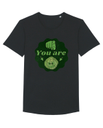 You are Varza(esti varza) Tricou mânecă scurtă guler larg Bărbat Skater