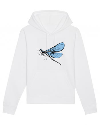 Hippie Blue Insect White