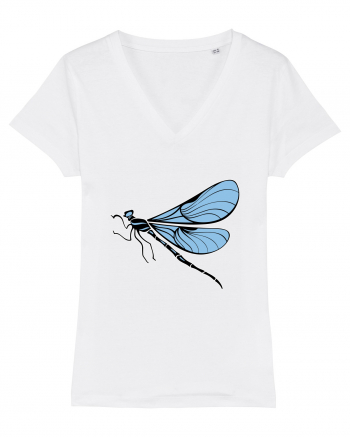 Hippie Blue Insect White