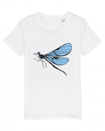 Hippie Blue Insect White