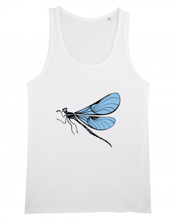 Hippie Blue Insect White