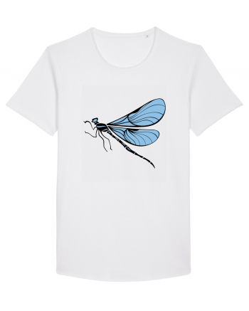 Hippie Blue Insect White