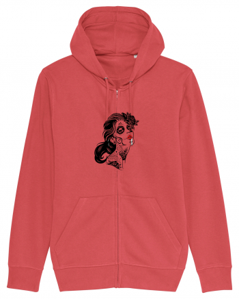 Sugar skull lady Carmine Red