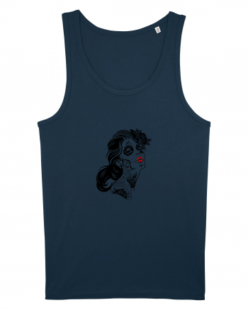 Sugar skull lady Navy