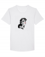 Sugar skull lady Tricou mânecă scurtă guler larg Bărbat Skater