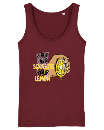 Squeeze your lemon Burgundy