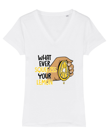 Squeeze your lemon White
