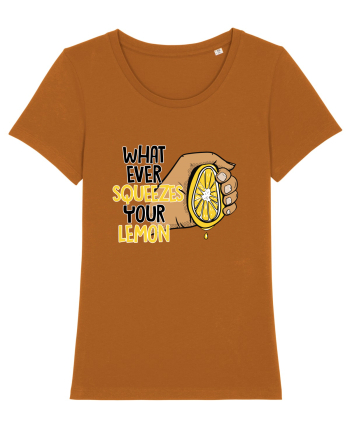 Squeeze your lemon Roasted Orange