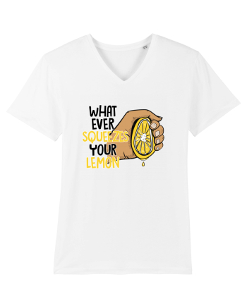 Squeeze your lemon White