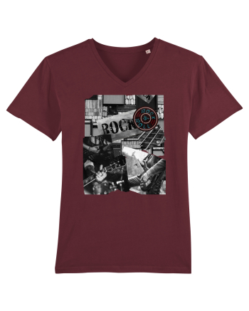 Vintage Rock Burgundy