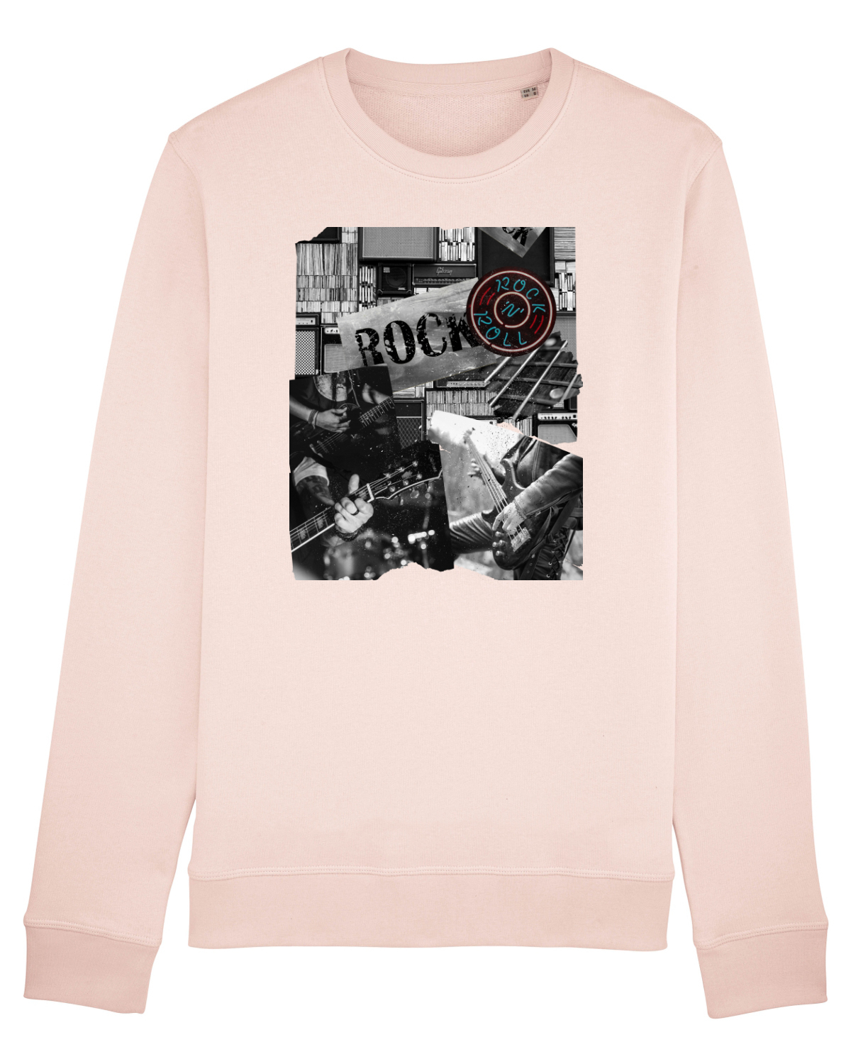 Bluză mânecă lungă Unisex Rise Candy Pink