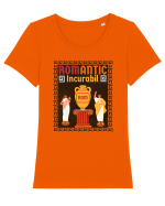 Rom-Antic Incurabil Tricou mânecă scurtă guler larg fitted Damă Expresser