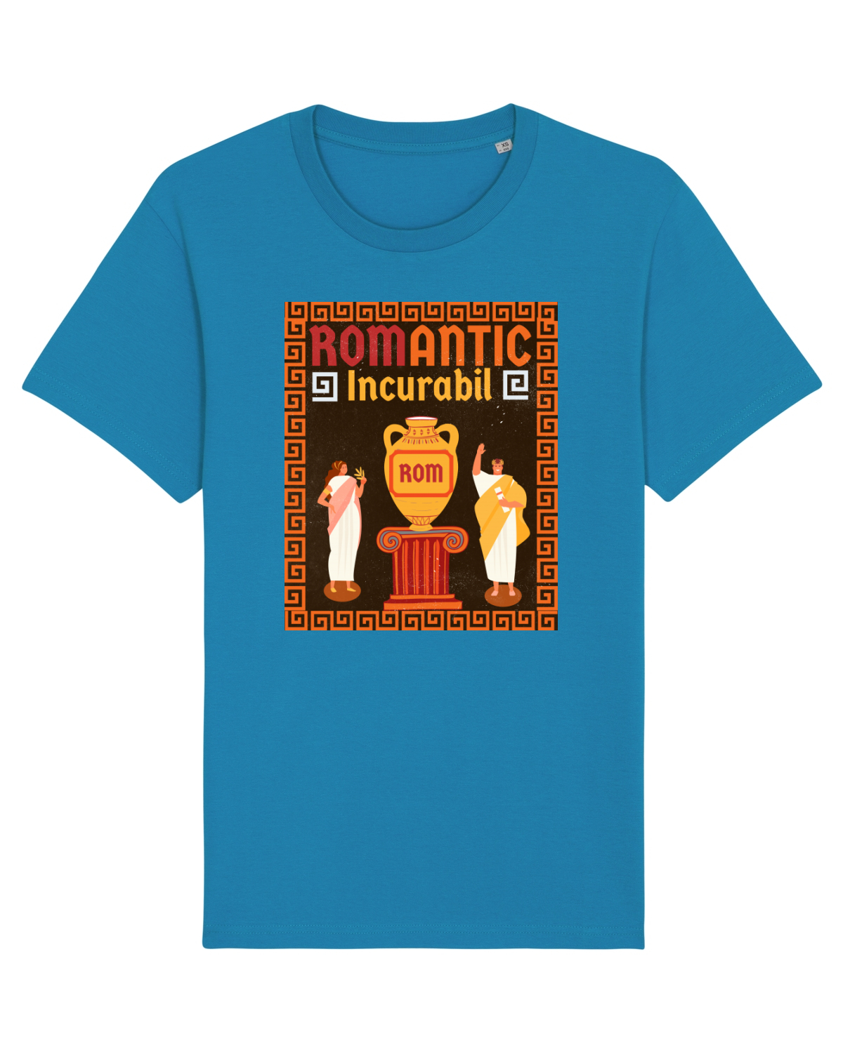 Tricou mânecă scurtă Unisex Rocker Azur