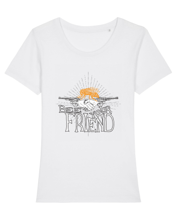 bee my friend White