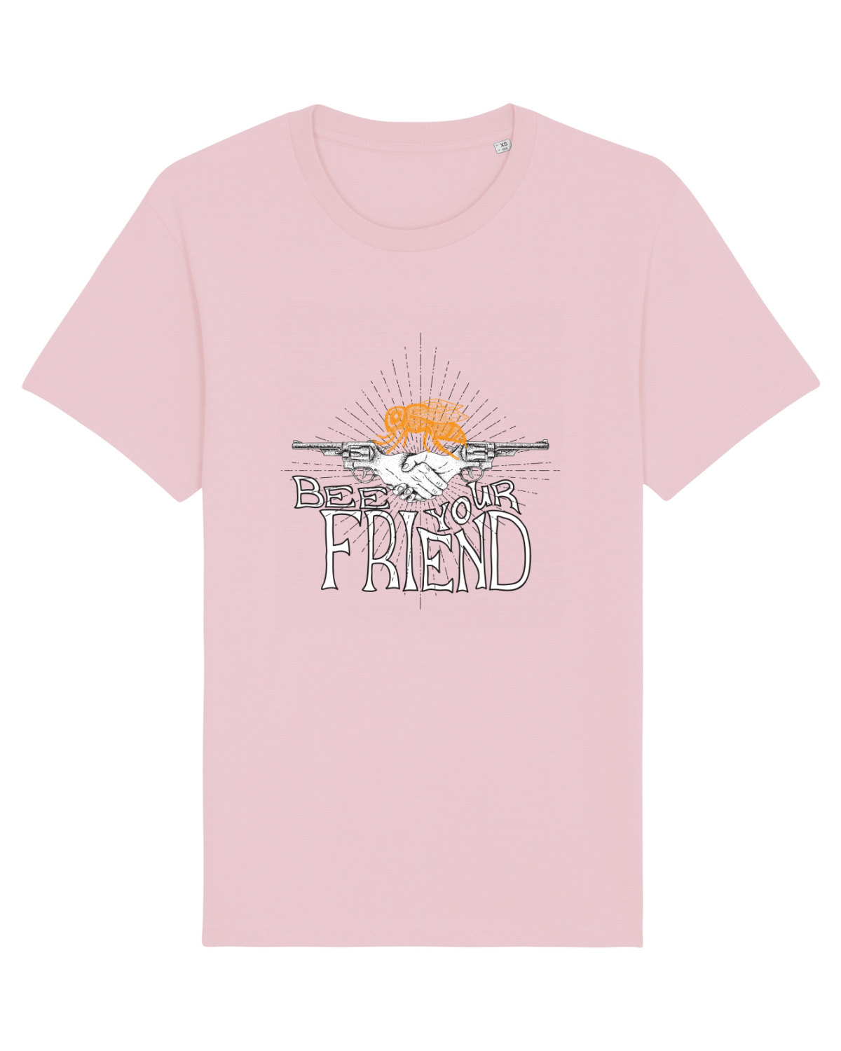 Tricou mânecă scurtă Unisex Rocker Cotton Pink