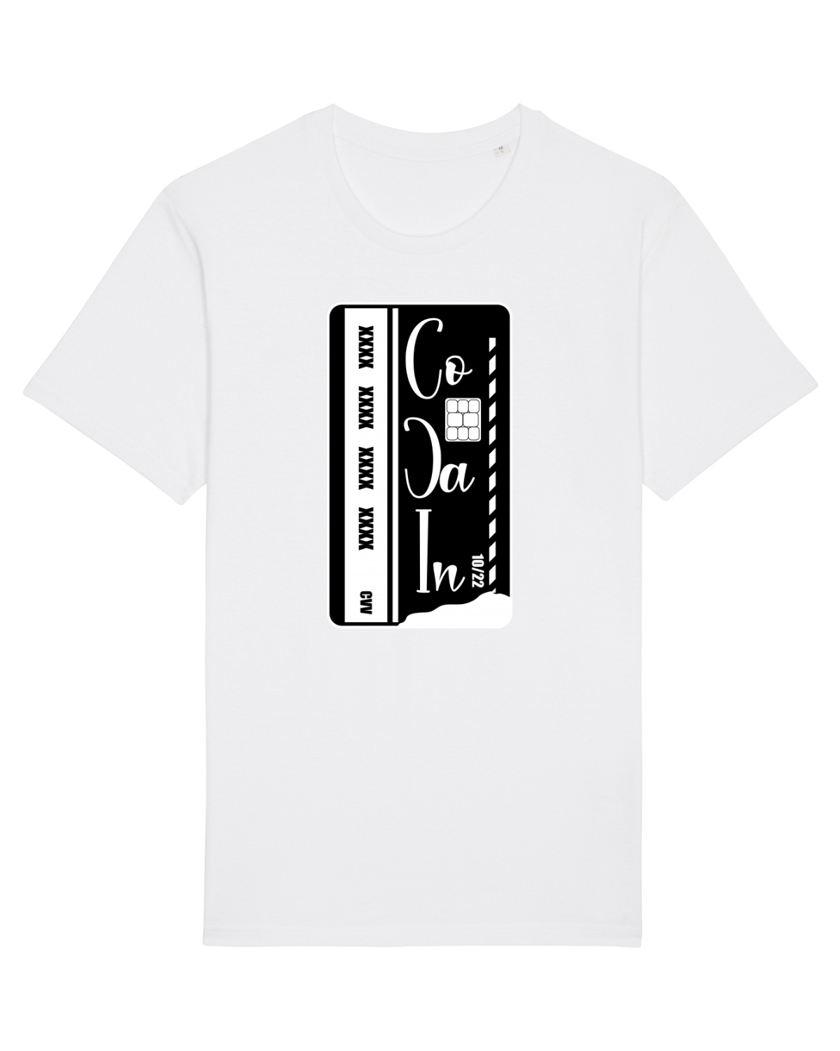 Tricou mânecă scurtă Unisex Rocker White