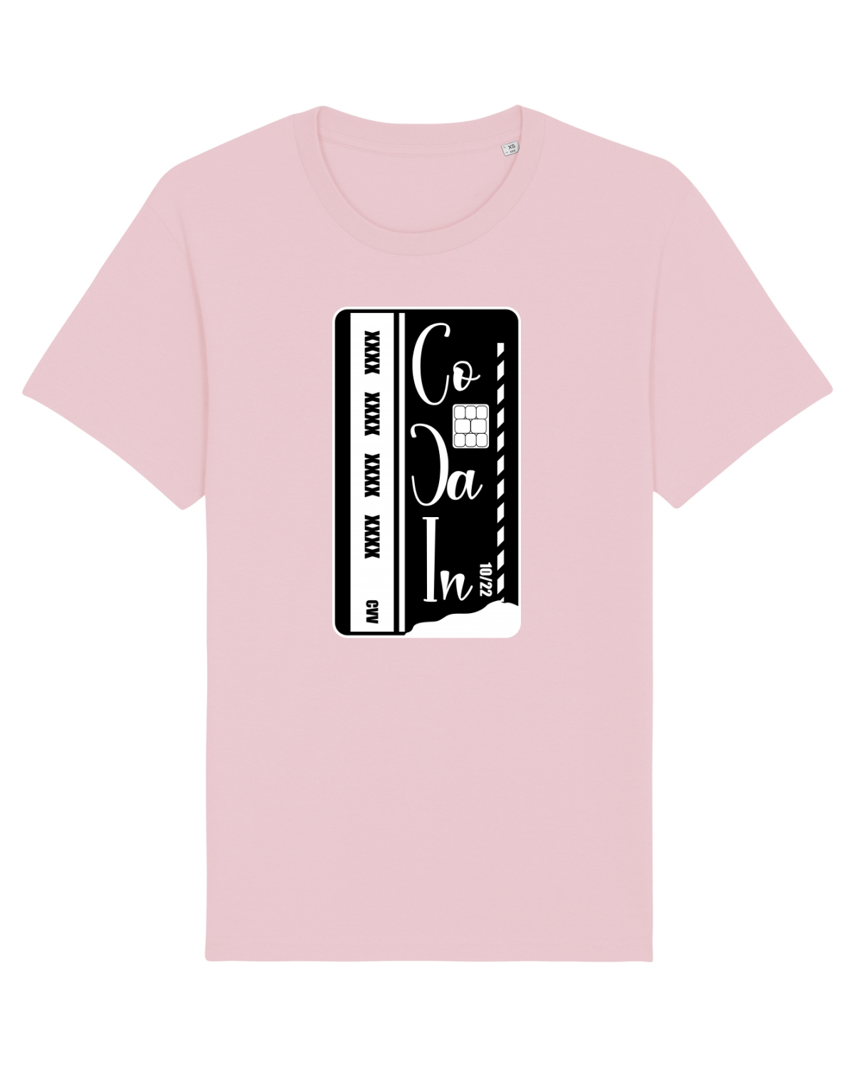 Tricou mânecă scurtă Unisex Rocker Cotton Pink