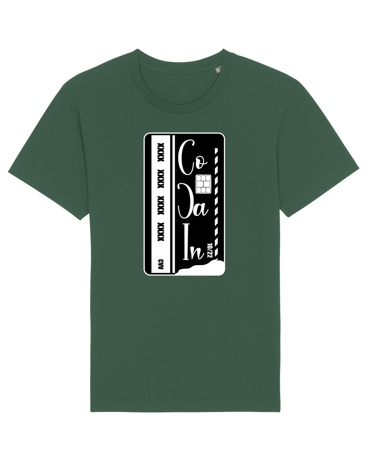 Tricou mânecă scurtă Unisex Rocker Bottle Green