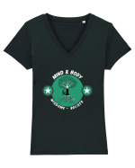 cut the meaning Tricou mânecă scurtă guler V Damă Evoker