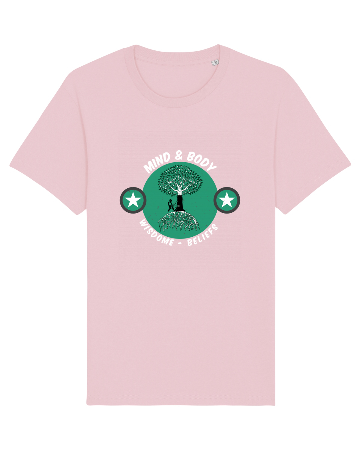 Tricou mânecă scurtă Unisex Rocker Cotton Pink