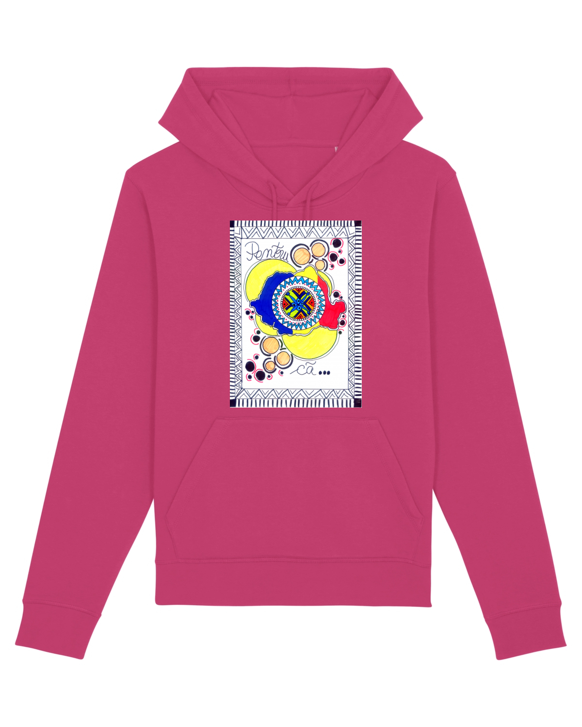 Hanorac Unisex Drummer Raspberry