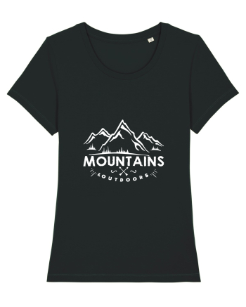 Mountains outdoors Black