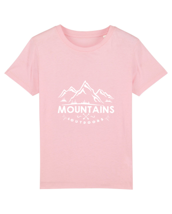 Mountains outdoors Cotton Pink
