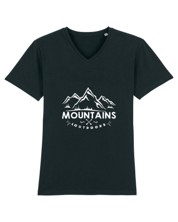 Mountains outdoors Black