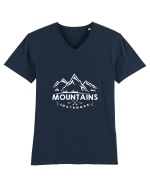 Mountains outdoors Tricou mânecă scurtă guler V Bărbat Presenter