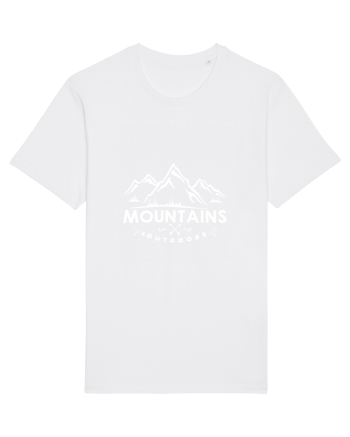 Mountains outdoors White
