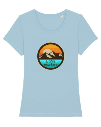 Love Mountains Sky Blue