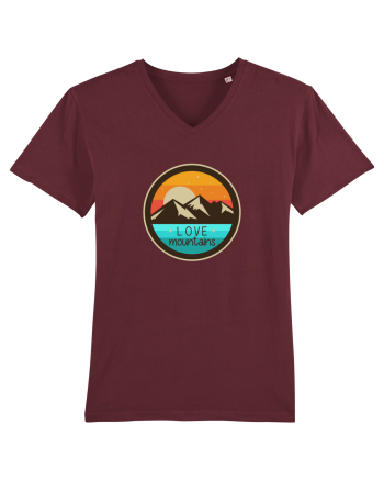 Love Mountains Burgundy