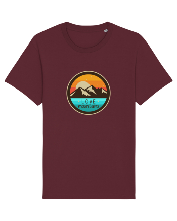 Love Mountains Burgundy