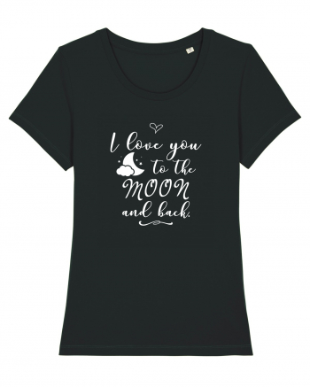 Love you to the moon Black