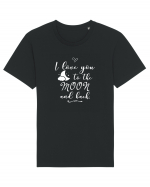 Love you to the moon Tricou mânecă scurtă Unisex Rocker